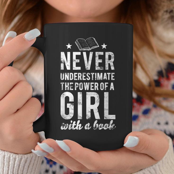 Cute Never Underestimate The Power Of A Girl Book Nerds Graphic Print Coffee Mug Unique Gifts Cute Never Underestimate The Power Of A Girl Book Nerds Graphic Print Coffee Mug Unique Gifts