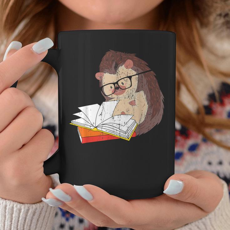 Cute Wildlife Forest Animal Bookworm Book Reading Hedgehog Graphic Print Coffee Mug Unique Gifts Cute Wildlife Forest Animal Bookworm Book Reading Hedgehog Graphic Print Coffee Mug Unique Gifts