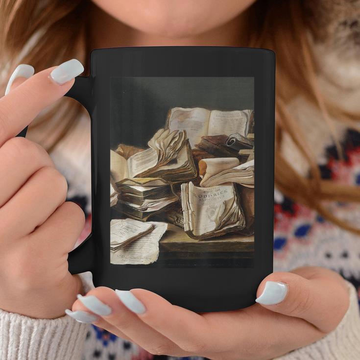 Dark Academia Aesthetic Styles Book Lover Art Graphic Print Coffee Mug Unique Gifts