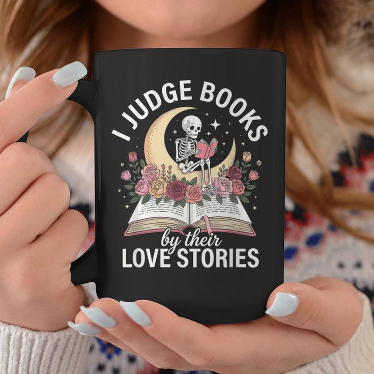 Dark Romance Reader Women Judge Books By Their Love Stories Graphic Print Coffee Mug Unique Gifts