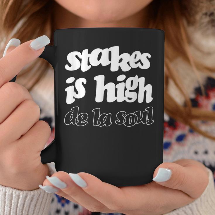 De Laoul 「Stakes Is High」 コーヒーマグ 面白い贈り物