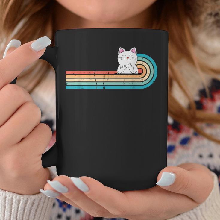 I Do What I Want ファニーキャット 中指 胸ポケット レトロ コーヒーマグ 面白い贈り物