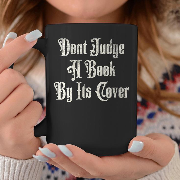Don’t Judge a Book By Its Cover Tattoo Graphic Print Coffee Mug Unique Gifts