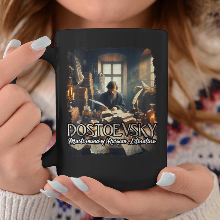 Dostoevsky Books Graphic Print Coffee Mug Unique Gifts