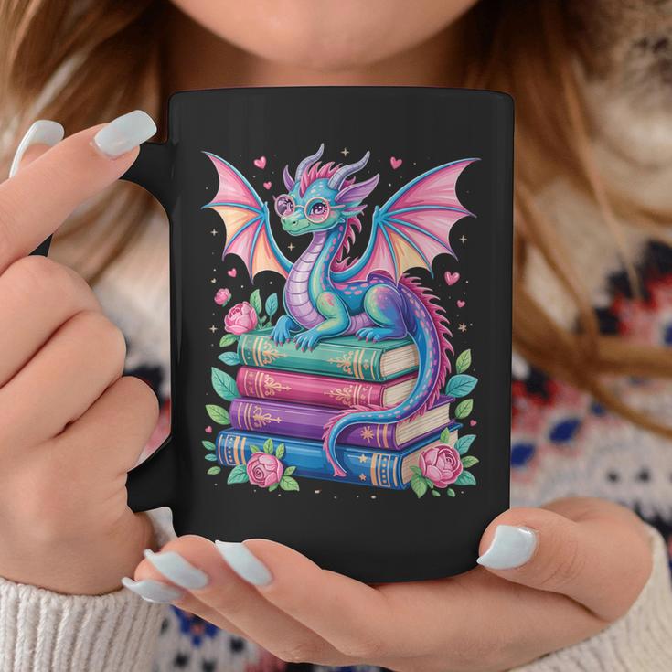 Dragon Book Fantasy Reading Graphic Print Coffee Mug Unique Gifts