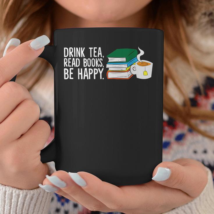Drink Tea Read Books Be Happy Tea And Books Graphic Print Coffee Mug Unique Gifts Drink Tea Read Books Be Happy Tea And Books Graphic Print Coffee Mug Unique Gifts