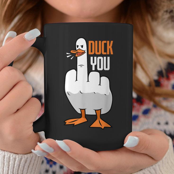 Duck You Duck コーヒーマグ 面白い贈り物