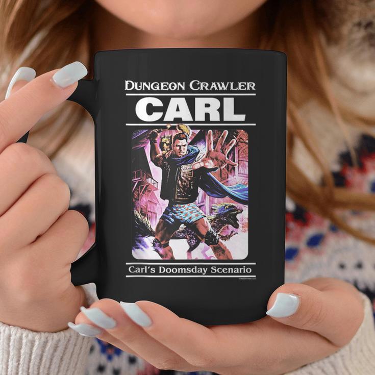 Dungeon Crawler Carl Vintage Paperback Illustration Book Graphic Print Coffee Mug Unique Gifts