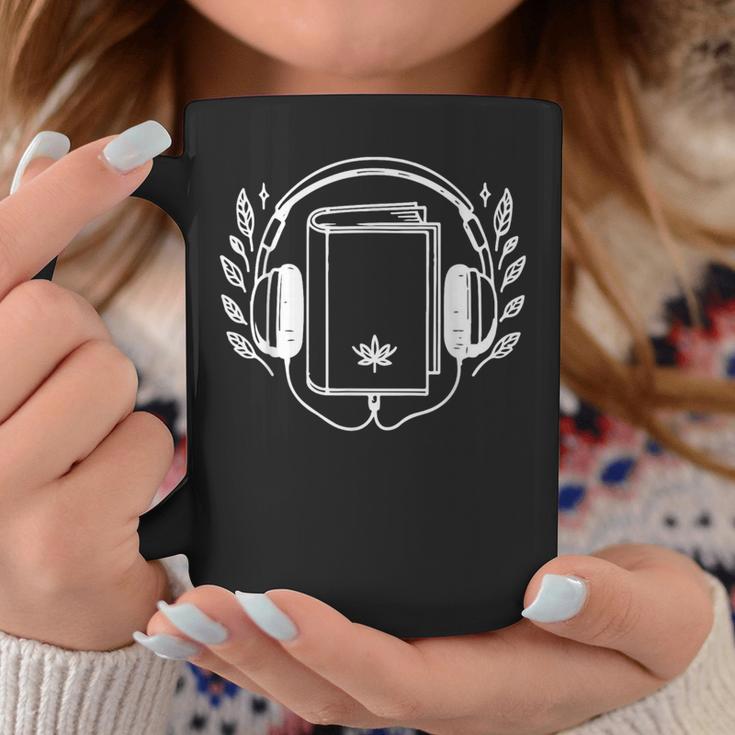 Easily Distracted By Audiobooks Book Lover Graphic Print Coffee Mug Unique Gifts