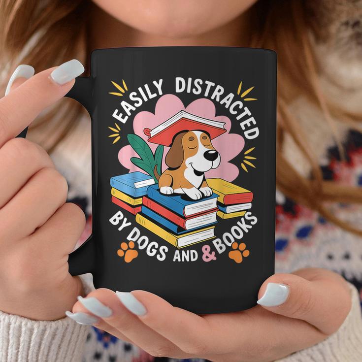 Easily Distracted By Dogs And Books Pets Books Lovers Graphic Print Coffee Mug Unique Gifts Easily Distracted By Dogs And Books Pets Books Lovers Graphic Print Coffee Mug Unique Gifts