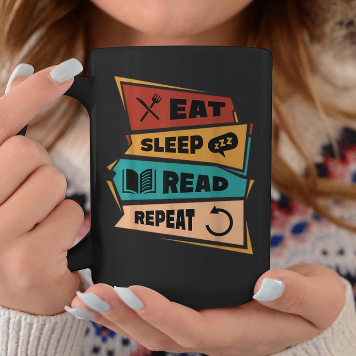 Eat Sleep Read Repeat Reading Books Reader Bookworm Graphic Print Coffee Mug Unique Gifts Eat Sleep Read Repeat Reading Books Reader Bookworm Graphic Print Coffee Mug Unique Gifts