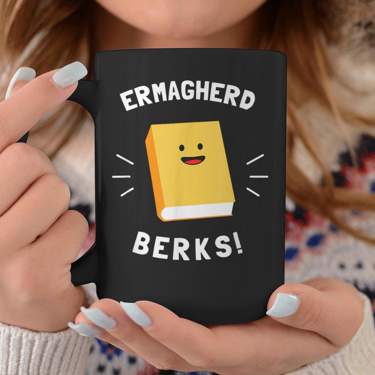 Ermagherd Berks Ermahgerd Meme Books T-Shirt Graphic Print Coffee Mug Unique Gifts