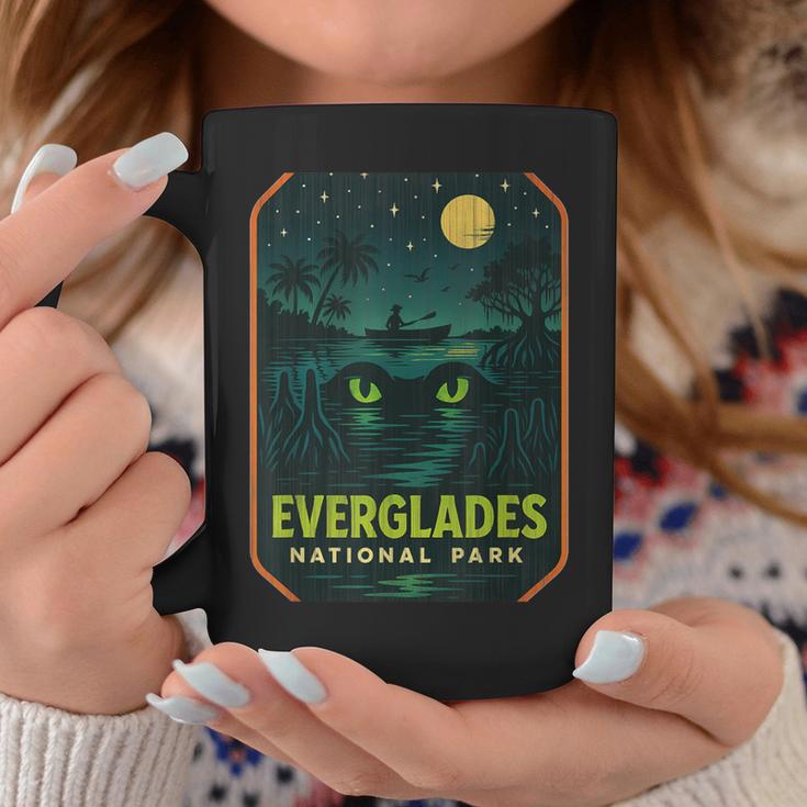 Everglades ナイトパドルシャツ 月光カヌー マングローブ コーヒーマグ 面白い贈り物