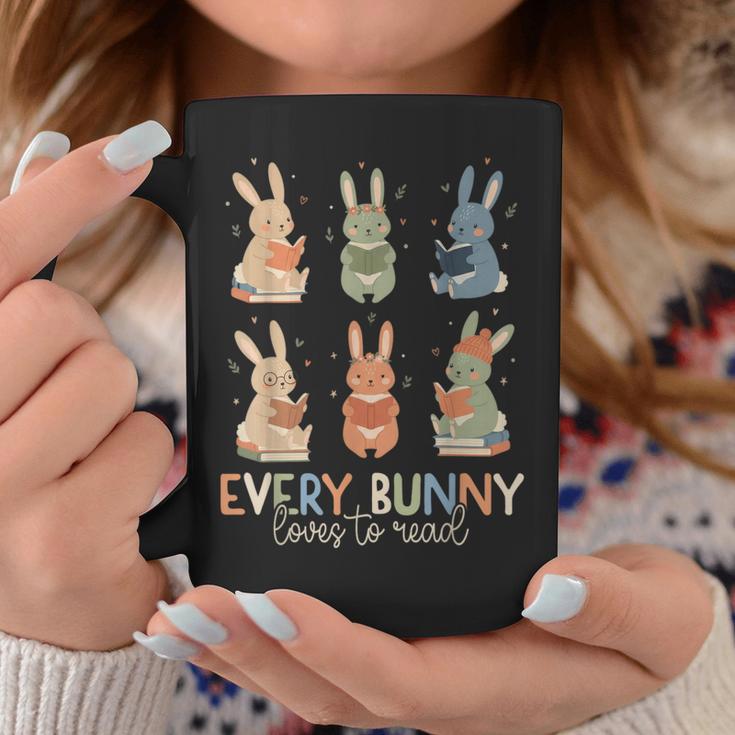 Every Bunny Loves To Read Easter Cute Reading Books Lover Graphic Print Coffee Mug Unique Gifts