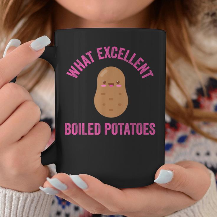 What Excellent Boiled Potatoes Literature Book Kawaii Potato Graphic Print Coffee Mug Unique Gifts What Excellent Boiled Potatoes Literature Book Kawaii Potato Graphic Print Coffee Mug Unique Gifts