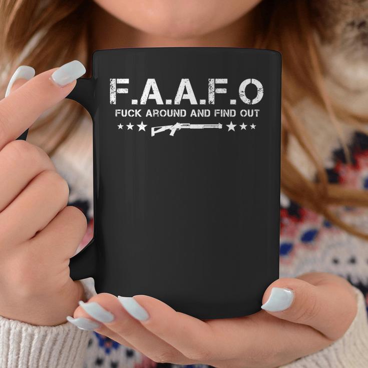 Faafo Fuck Around And Find Out Fafo ファニーノベルティ 長袖tシャツ コーヒーマグ 面白い贈り物