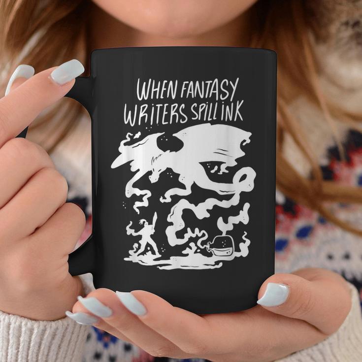 Fairytale & Sagen Book Author Fantasy Inkfleck Dragon Fans Graphic Print Coffee Mug Unique Gifts Fairytale & Sagen Book Author Fantasy Inkfleck Dragon Fans Graphic Print Coffee Mug Unique Gifts