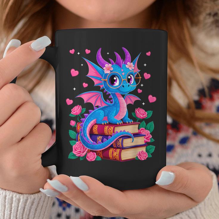 Fantasy Dragon Reading Books Bookworm Graphic Print Coffee Mug Unique Gifts Fantasy Dragon Reading Books Bookworm Graphic Print Coffee Mug Unique Gifts