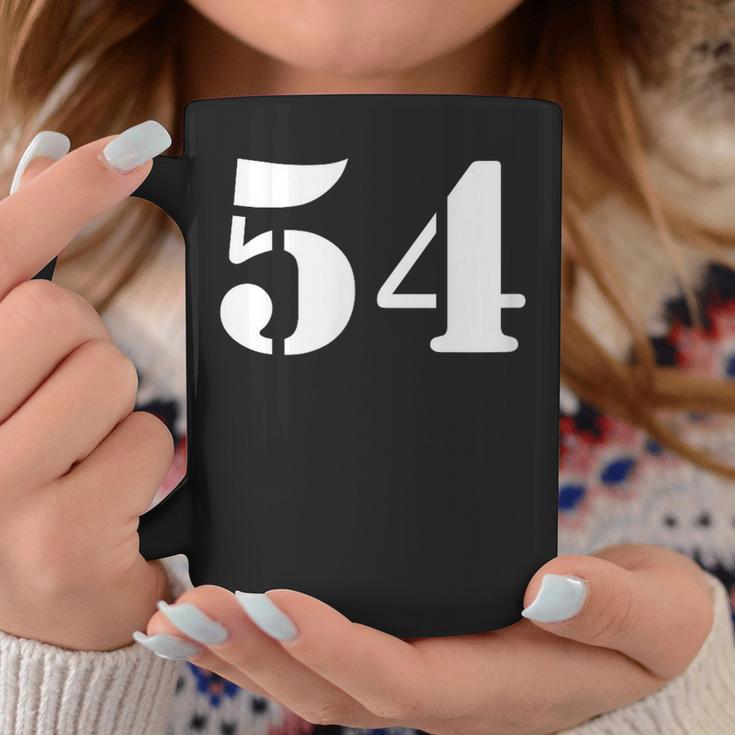 Fifty Four 数字 54 ナンバー コーヒーマグ 面白い贈り物