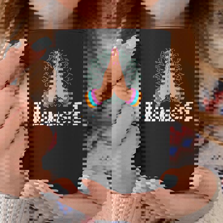 Fold Your Hands 瞑想 ナマステ コーヒーマグ 面白い贈り物