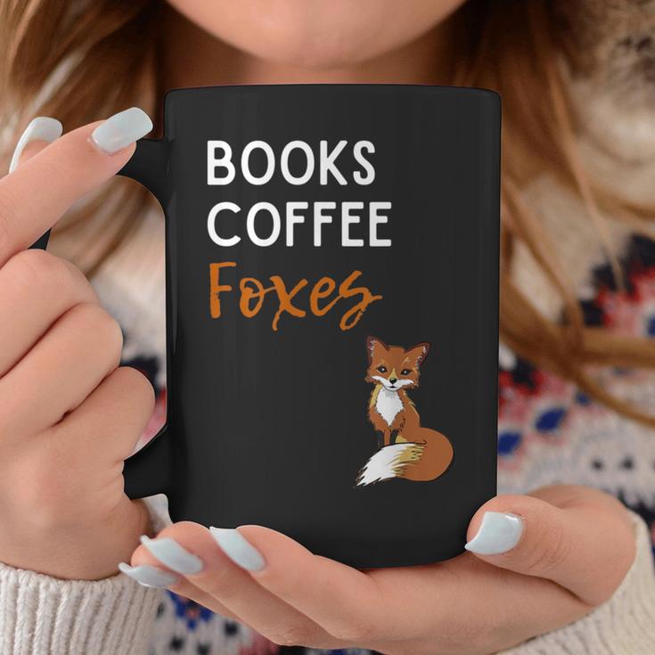 Fox Books Coffee Foxes Women Fox Graphic Cute Fox Lovers Graphic Print Coffee Mug Unique Gifts