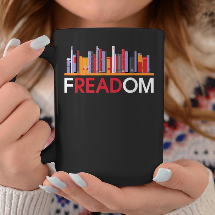 Freadom Anti Ban Books Freedom To Read Book Lover Reading Graphic Print Coffee Mug Unique Gifts