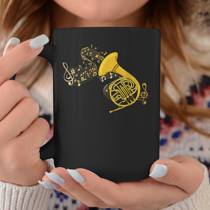 French Horn Music Lover ビッグバンド楽器 フレンチホーン コーヒーマグ 面白い贈り物