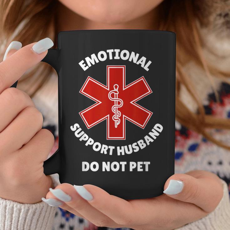 Emotionalupport Husband Do Not Pet コーヒーマグ 面白い贈り物