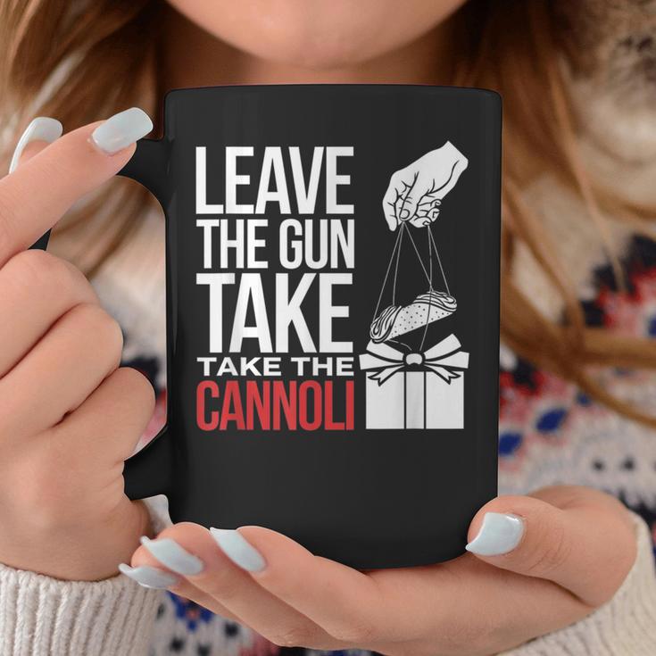 Leave The Gun Take The Cannoli メンズ レディース イタリア国旗 コーヒーマグ 面白い贈り物