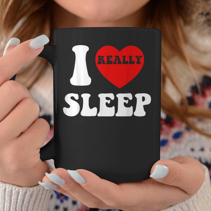 I Loveleep Heart Naps Lazy Relaxing For Men コーヒーマグ 面白い贈り物