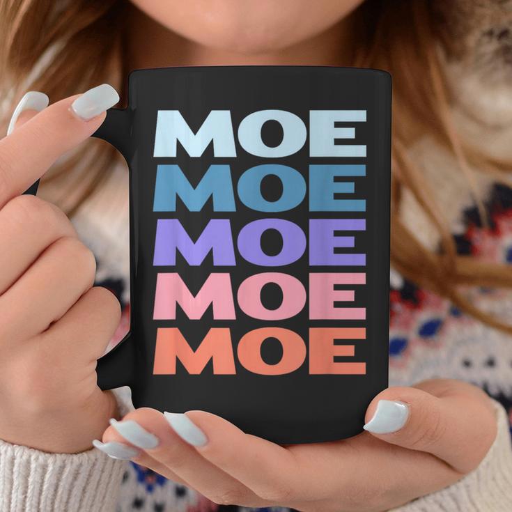 Modern Repeated Text Moe コーヒーマグ 面白い贈り物