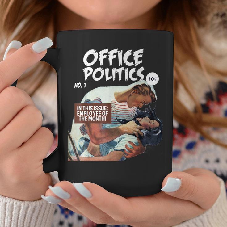 FUNNY WORKPLACE Retro Romance Comic Book Parody Graphic Print Coffee Mug Unique Gifts