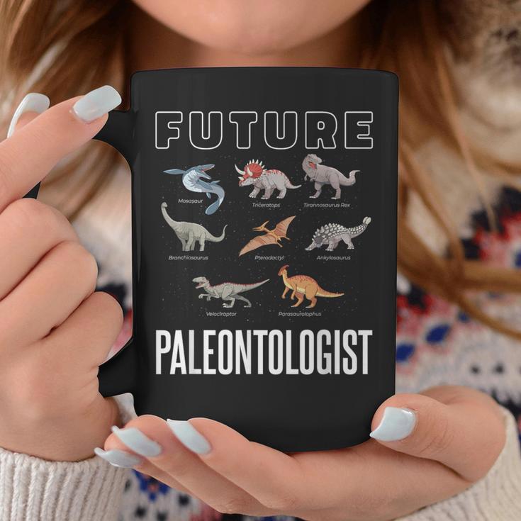 Future Paleontologist モササウルス・トリケラトプス ティラノサウルス コーヒーマグ 面白い贈り物