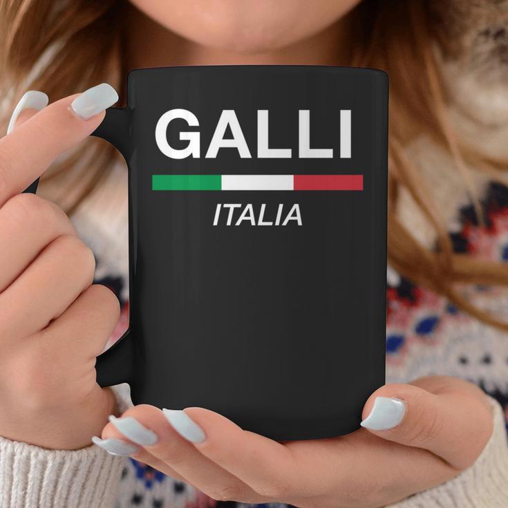 Galli イタリア製 ファミリーネーム イタリア 国旗 長袖tシャツ コーヒーマグ 面白い贈り物