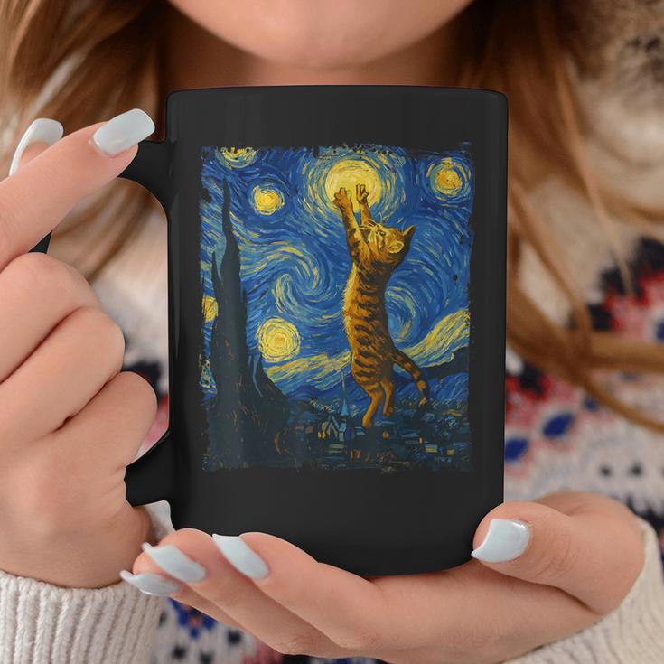 Gatto Disegno Gatto Mamma Gatto Papà Uomini Donne Bambini Gatto Divertente Tazze Regalos divertidos