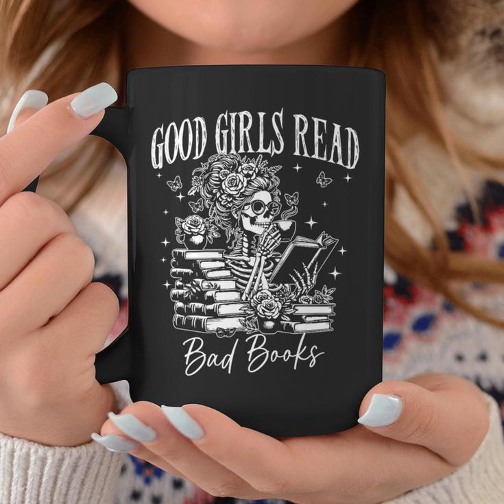 Good Girls Read Bad Books Smut Reader Dark Romance Premium Tri-Blend Graphic Print Coffee Mug Unique Gifts