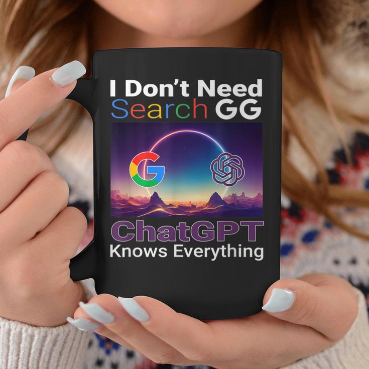 Googleを検索する必要はありません。Chatgptはすべてを知っています。 コーヒーマグ 面白い贈り物