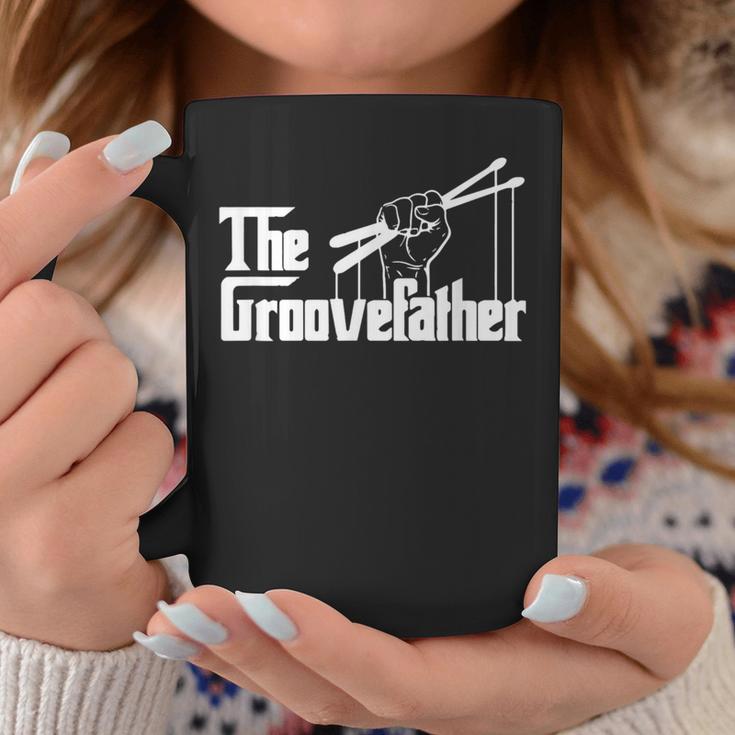 The Groovefatherintage Drumsドラミングバンドドラマー コーヒーマグ 面白い贈り物