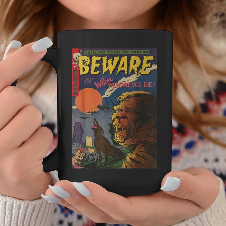Halloween Horror Vintage Werewolf Comic Book Retro Graphic Print Coffee Mug Unique Gifts Halloween Horror Vintage Werewolf Comic Book Retro Graphic Print Coffee Mug Unique Gifts