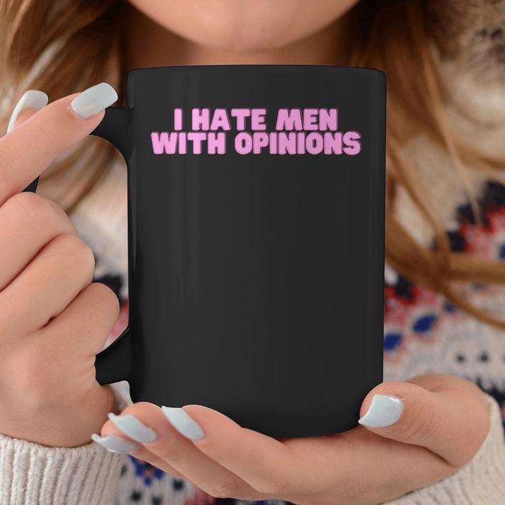 I Hate With Opinions Y2k ファニーフェミニスト ホットガールスレイ コーヒーマグ 面白い贈り物
