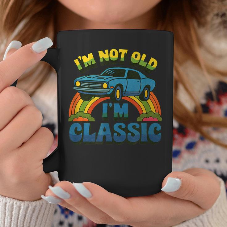 I'm Not Old I'm Classic ビンテージカー 誕生日デザイン コーヒーマグ 面白い贈り物