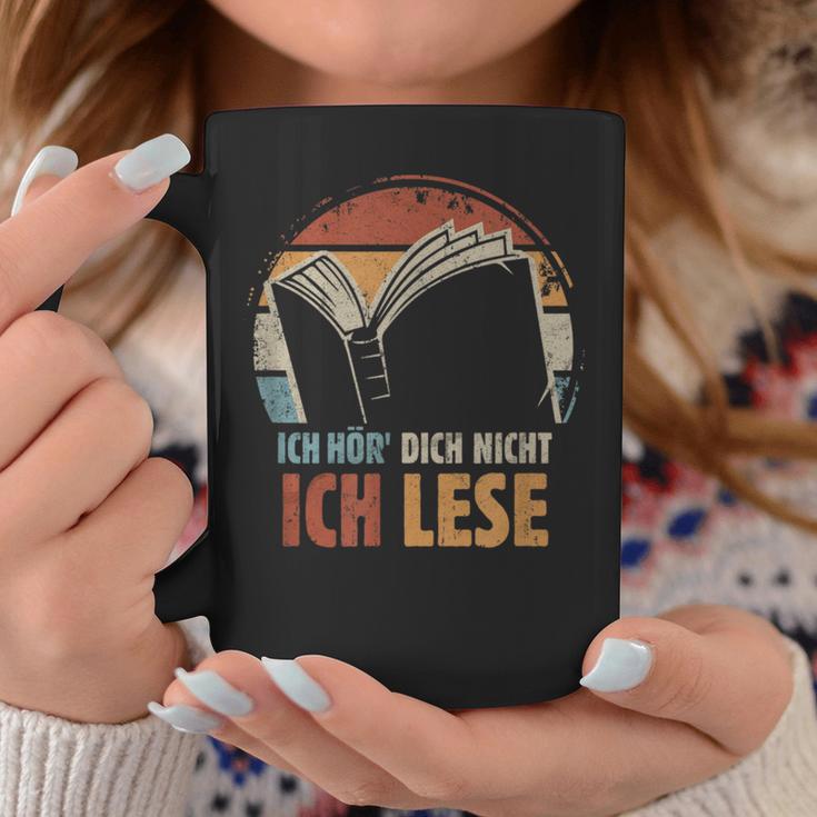 Ich HöR' Dich Nicht Ich Lese Reading Book Worm Graphic Print Coffee Mug Unique Gifts