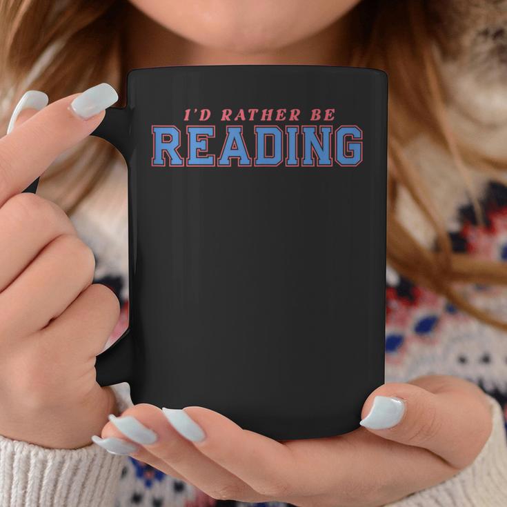 I'd Rather Be Reading Retro Bookish Book Lover Graphic Print Coffee Mug Unique Gifts I'd Rather Be Reading Retro Bookish Book Lover Graphic Print Coffee Mug Unique Gifts