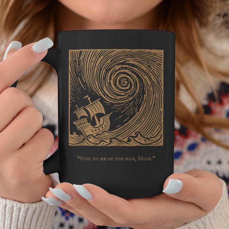 Iliad Odyssey Homer Ancient Greek History Book Odyssey Graphic Print Coffee Mug Unique Gifts