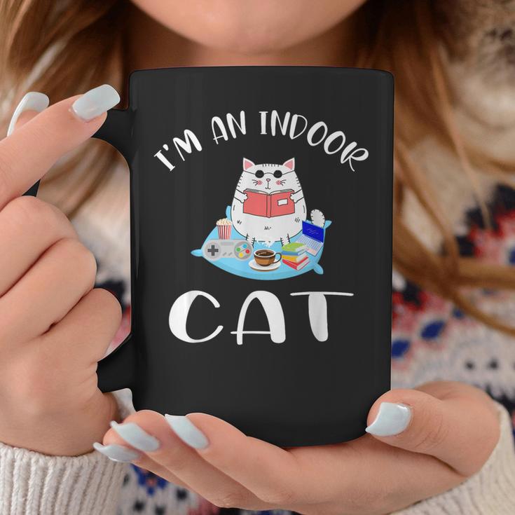 I'm An Indoor Cat I Drink Coffee Read Books Play Games Graphic Print Coffee Mug Unique Gifts I'm An Indoor Cat I Drink Coffee Read Books Play Games Graphic Print Coffee Mug Unique Gifts