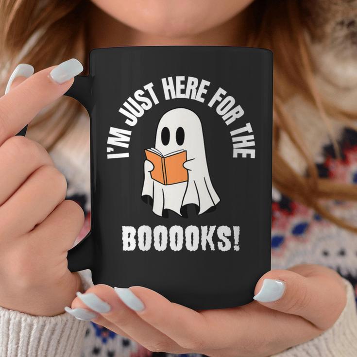 I'm Just Here For The Books Read More Boooks Halloween Graphic Print Coffee Mug Unique Gifts