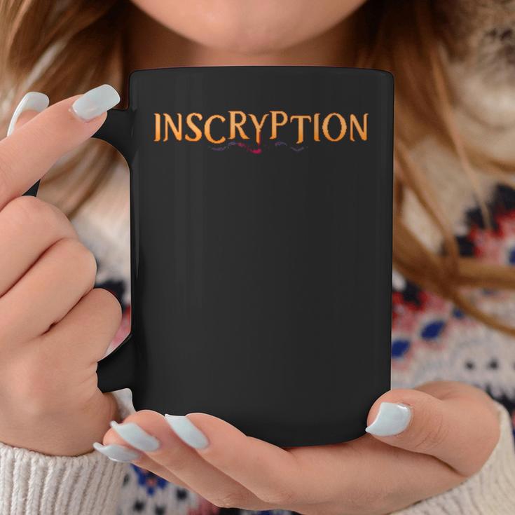 Inscryptionサイコホラーカードゲームハロウィン怖い コーヒーマグ 面白い贈り物