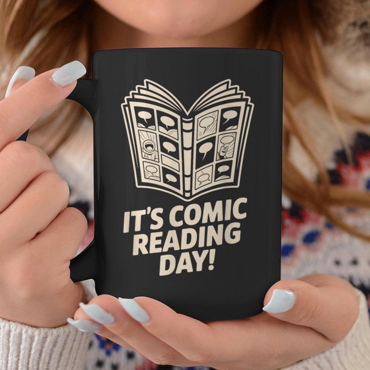 It’s Comic Reading Day Manga Cartoon Book Graphic Novel Graphic Print Coffee Mug Unique Gifts