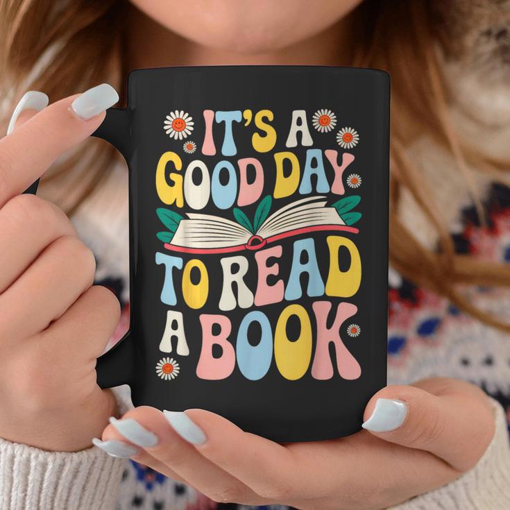 It’s a Good Day To Read a Book Floral Women Girls Book Day Graphic Print Coffee Mug Unique Gifts