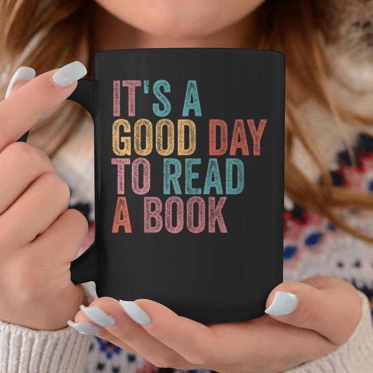 It's A Good Day To Read A Book Retro Vintage Graphic Print Coffee Mug Unique Gifts It's A Good Day To Read A Book Retro Vintage Graphic Print Coffee Mug Unique Gifts